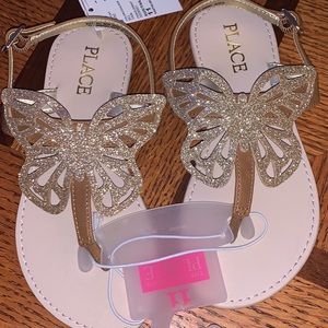 Girl’s Butterfly Sparkle Sandals